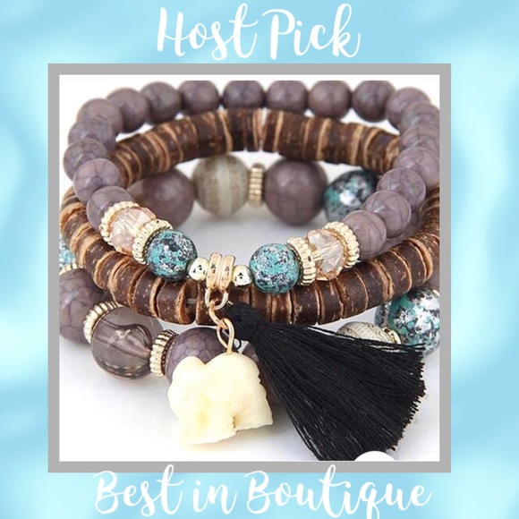 Jewelry - ✨HP✨Boho Inspired Charm bracelet.